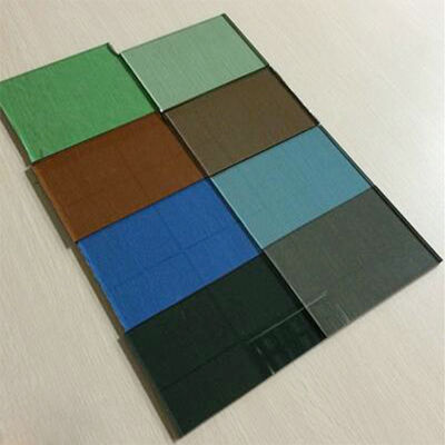 Verde chiaro verde scuro blu scuro nero vetro temperato colorato vetro indurito tagliato a misura 3mm 4mm 5mm 6mm 8mm 9mm 10mm 12mm 15mm 19mm vetro temperato