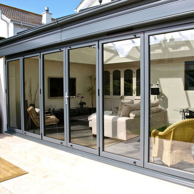 Swing And Slide Glass Door Window Home Frameless Glass Folding Door Sound Insulation 3mm-12mm Tempered Glass Door Cut To Size