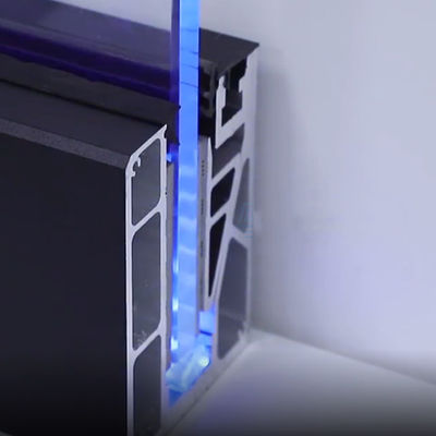 Prezzo della ringhiera in vetro LED per attrezzature in alluminio
