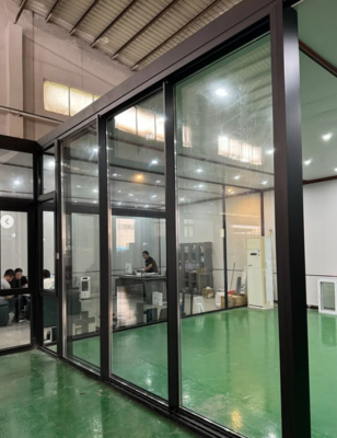 Door And Window Design  Insulating Glass  Aluminum Frame Sliding Door With Accessories