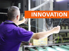 Fabbricazione di vetri laminati temperati