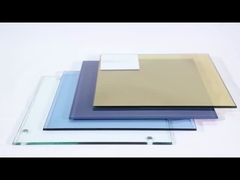 Decorazione architettonica Foratura in vetro temperato colorato trasparente