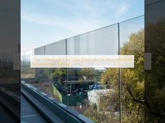 Barricata di vetro rinforzato trasparente da 15 mm per ponte piscina recinzione balconi cornici di patio